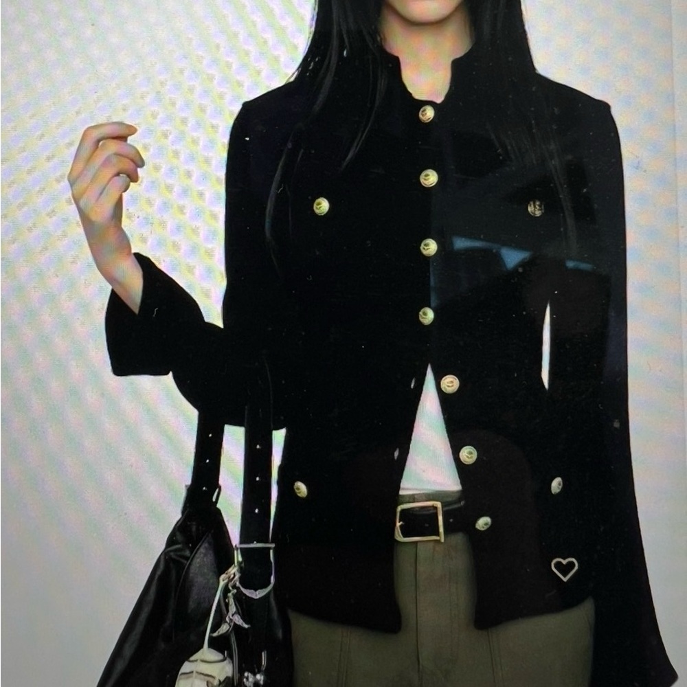 Zadig & Voltaire  Black Button-Up Jacket